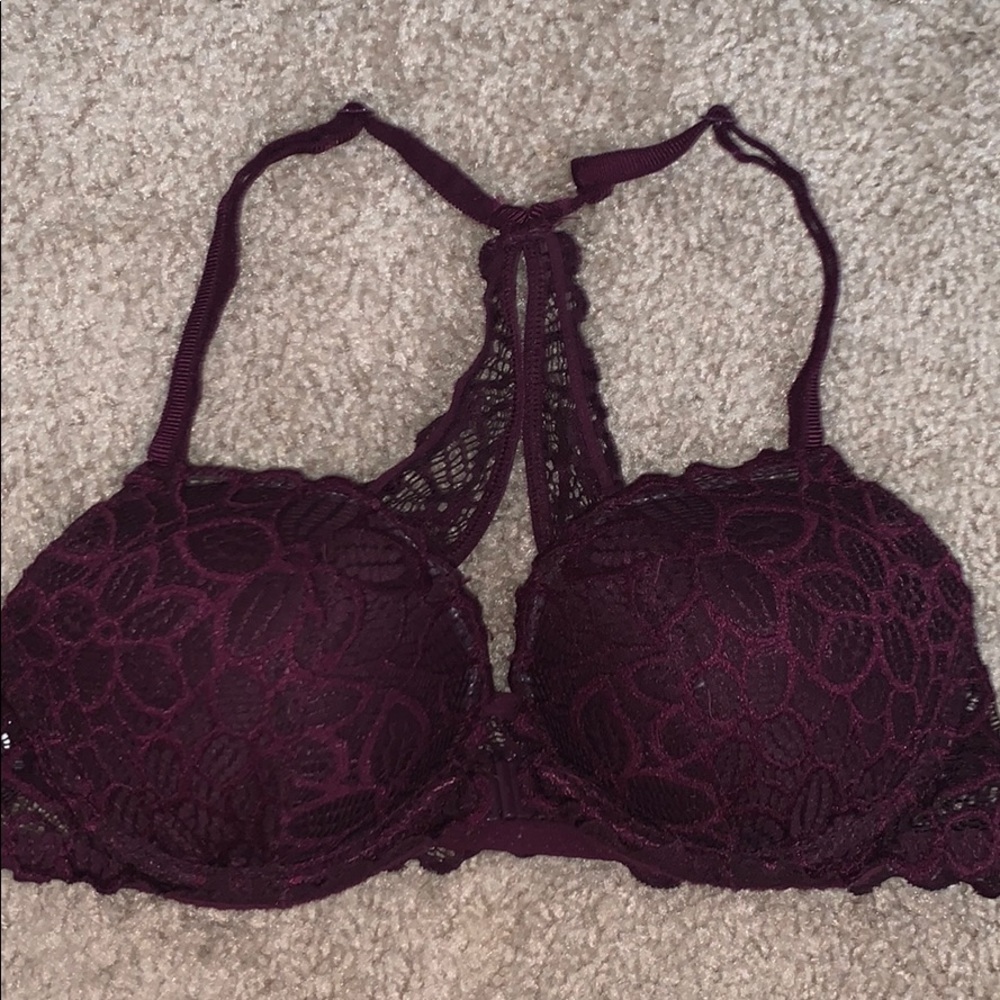 Pink bra